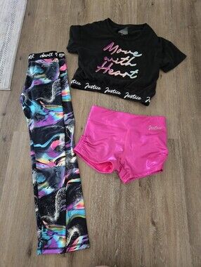 Girls Justice Outfit For Gymastics/dance
